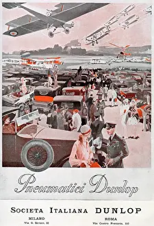 ADVERT FOR DUNLOP TYRES 1928