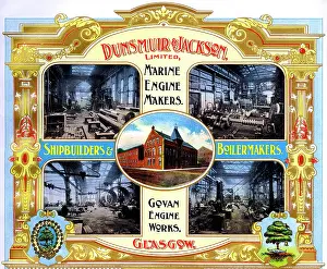 Makers: Advert, Dunsmuir & Jackson, Shipbuilders, Govan
