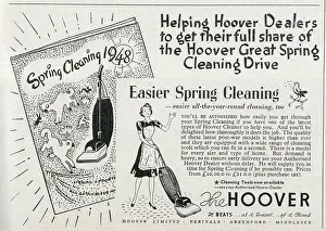 Chores: Advert, Easier Spring Cleaning, Hoover Vacuum Cleaner