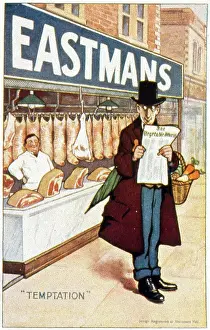 Vegetarian: Advertisement for Eastmans butchers