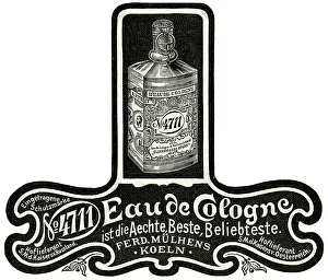 Proclaiming: Advert for Eau de Cologne 1900