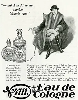 Refreshed: Advert for Eau de Cologne 1929