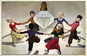 Opal: advertising, electricity, incandescent lamp