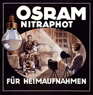 Osram: advertising, electricity, light bulb, Osram