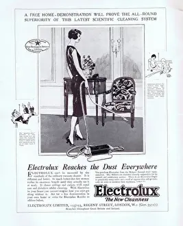 Electrolux: Advert for Electrolux vacuum cleaner, 1925