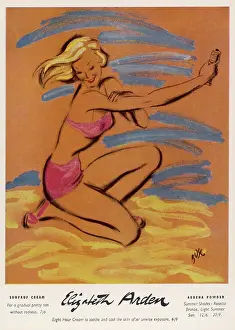 Tanned: ADVERT/ELIZABETH ARDEN