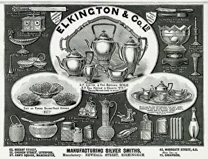 Barometer: Advert for Elkington & Co Victorian items 1892