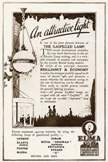 Osram: Advert for Elma - Electric Lamp 1921
