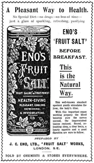 Purifying: Advertisement for Eno's Fruit Salt