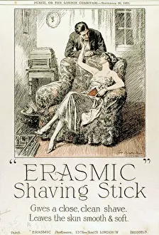 Stroking: Advertisement for Erasmic Shaving Stick