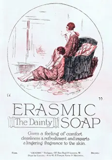 Erasmic: Advert for Erasmic soap, 1921