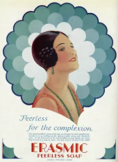 Peerless: Advert for Erasmic soap 1928