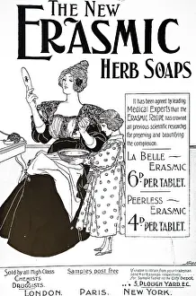 Warrington: An advert for Erasmic soap