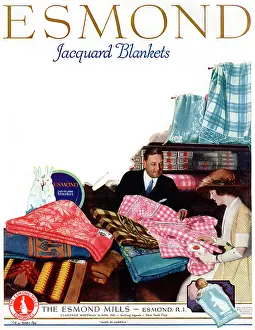 Blankets: Advert, Esmond Jacquard Blankets