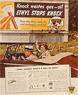 Ethyl: ADVERT/ETHYL PETROL 1936