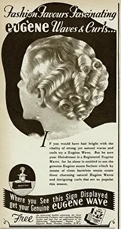 Curl: Advert for Eugene waves and curls 1936