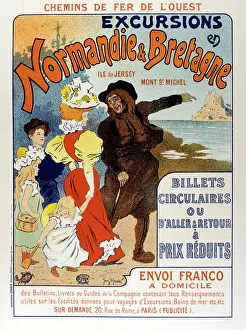 Excursions: Advertisement for Excursions to Normandy and Brittany