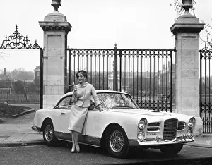 950s: Advertisement for Facel Vega car
