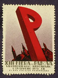 Postage: Advertisement for a Fair in Padua, Italy