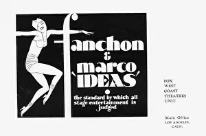 Fanchon: Advert for Fanchon and Marco's Ideas stage presentations