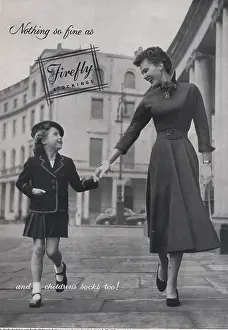 Hosiery: Advertisement for Firefly stockings