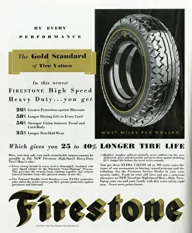 Durable: Advert, Firestone car tyres