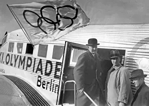 Diem: Advertising flight for the Olympic Games, 1935