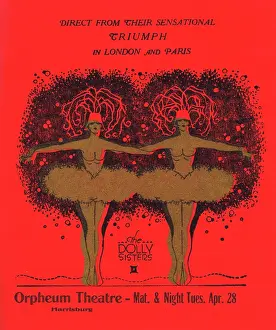 Jansieka: Advertising flyer for the Dolly Sisters in Sitting Pretty
