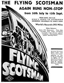 Northeastern: Advertisement for the Flying Scotsman