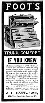 Eureka: Advertisement for Foot's Eureka trunk
