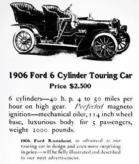 Automaker: An advert for the Ford T model