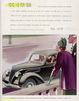Hello: Advert for Ford V6 for 1938