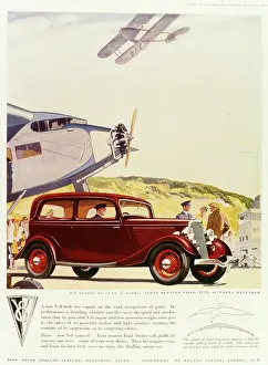 Aspirational: Advertisement for Ford V8 Saloon De Luxe