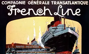Cruises: Advertisement for French Line cruises