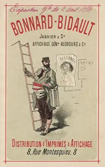 Glue: ADVERT/FRENCH BILL POST