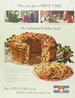 Cakes: Advertisement for fruit cake