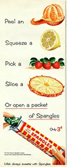 Sweets: Advertisement, Fruit Spangles