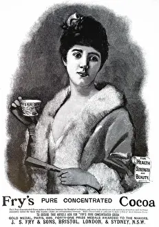 Frys: An advertisement for Fry's cocoa