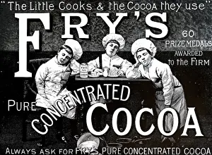 Frys: An advertisement for Fry's cocoa