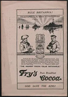 Frys: Advertisement for Fry's Pure Breakfast Cocoa