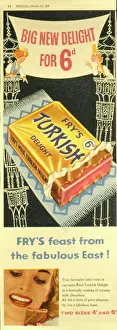 Minarets: Advertisement for Fry's Turkish Delight