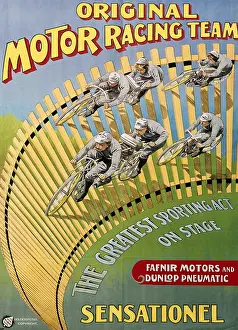 Friedlaender: advertising, fun fair, poster Original Motor