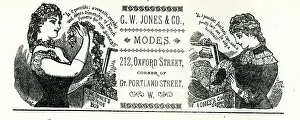 Modes: Advertisement, G W Jones & Co Modes