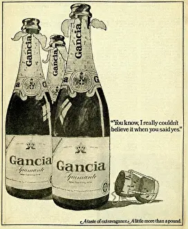 Wines: Advertisement, Gancia spumante wine