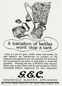 Kettles: Advert for The General Electric Company 1943