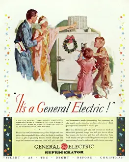 Hartford: Advert for General Electric - electric refrigerator 1930