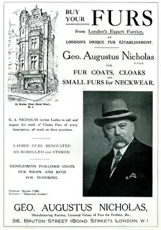 Bruton: Advertisement, George Augustus Nicholas, Furs