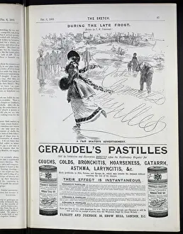 Pastilles: Advertisement for Geraudel's Pastilles