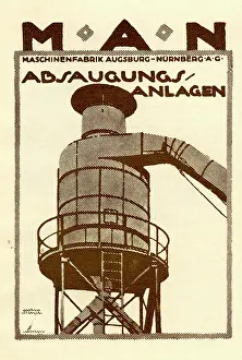 Retrographics Limited (ludwig Hohlwien): An advertisement for the German industrial firm, MAN