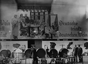 Viniculture: Advertisement for the German wine in Berlin, 1934